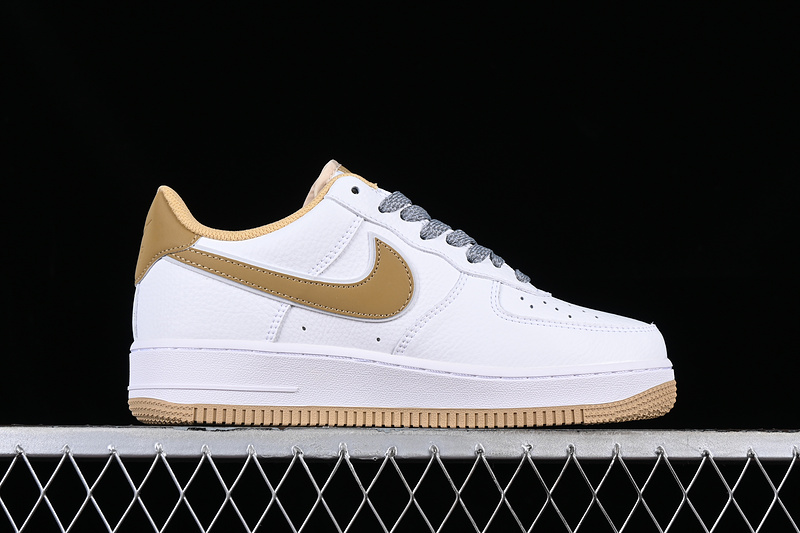 Nike Air Force 1 '07 Low White/Grey/Yellow 5