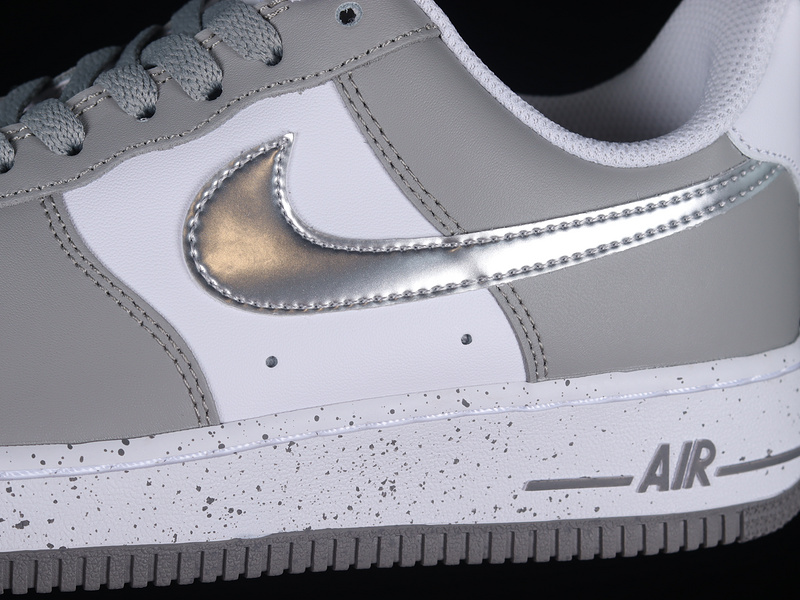 Air Force 1 Low White/Grey/Silver 7