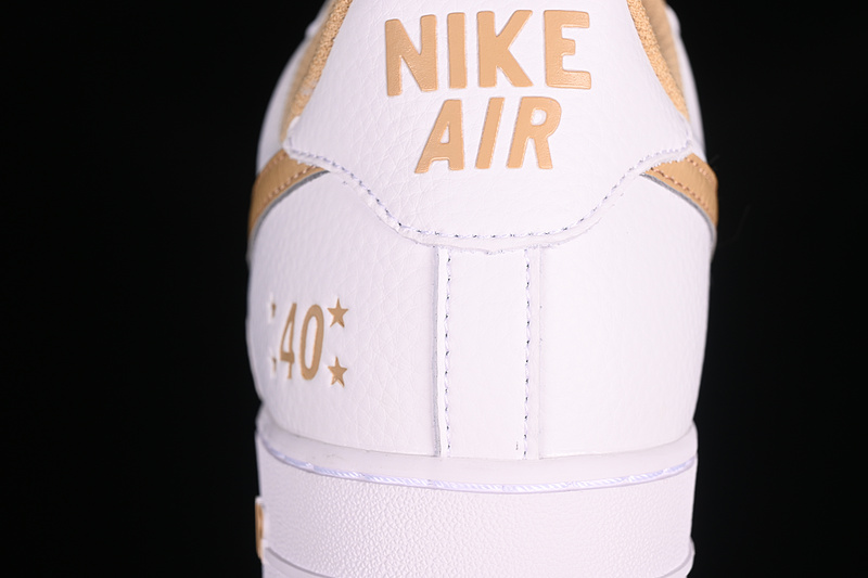 Nike Air Force 1 '07 Low Gold/White 5