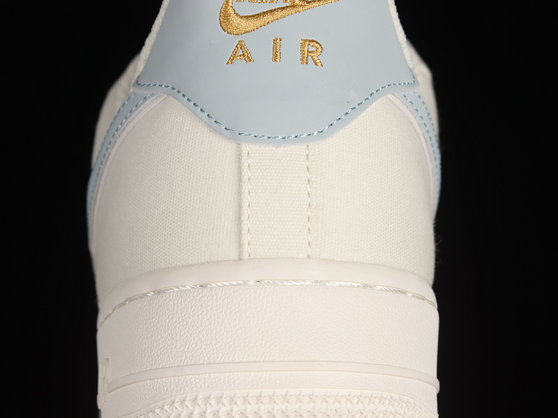 Air Force 1 Low Beige/Ice Blue-Gold 3