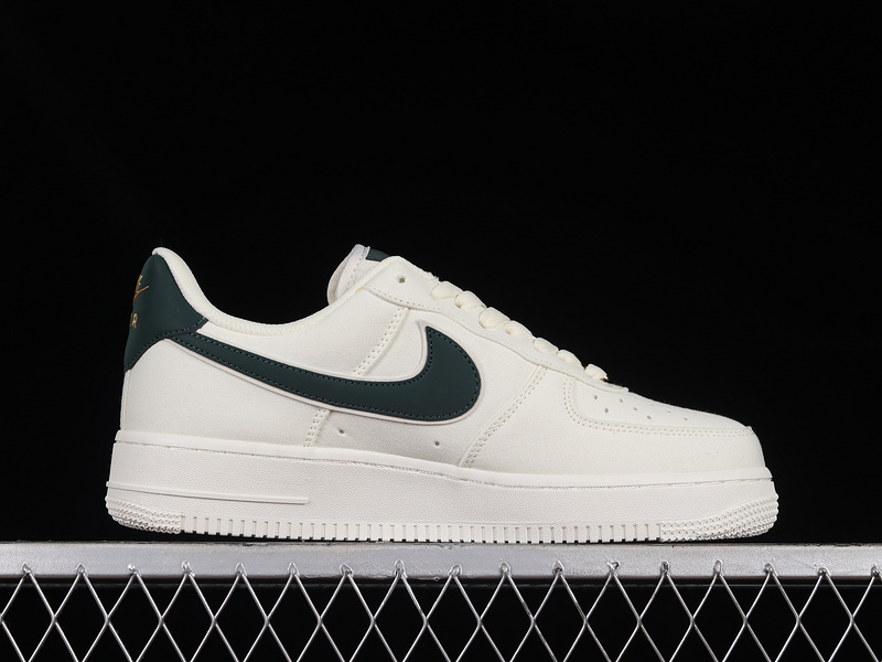 Air Force 1 Low 07 White/Dark Green/Gold 9