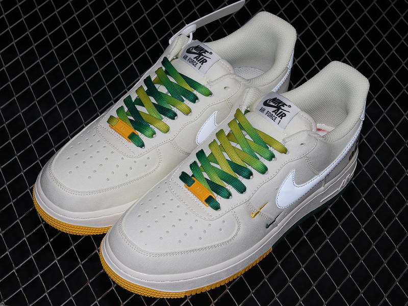 Air Force 1 Low 07 White/Yellow/Green 27