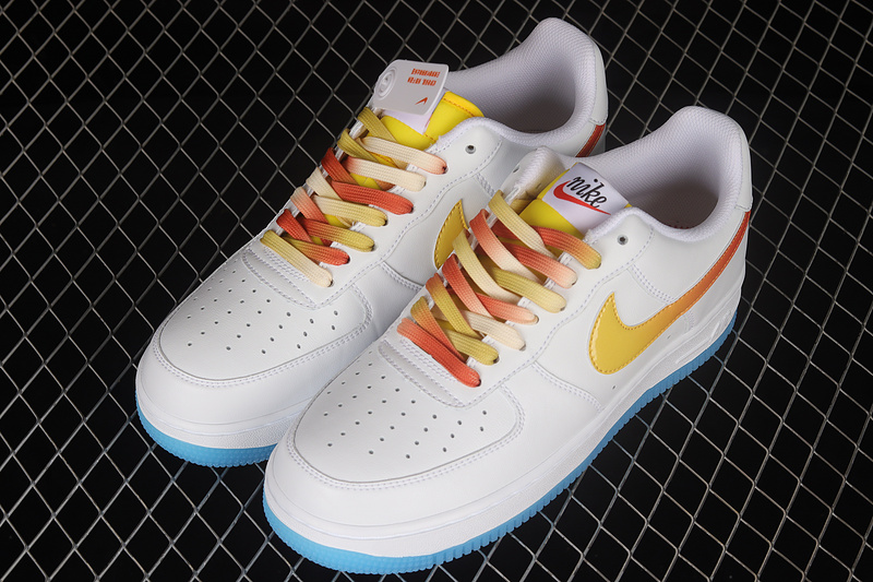 Air Force 1 Low 07 White/Yellow/Red-Blue 3