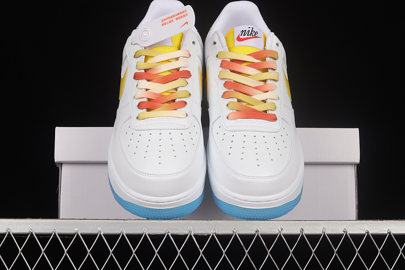 Air Force 1 Low 07 White/Yellow/Red-Blue 7