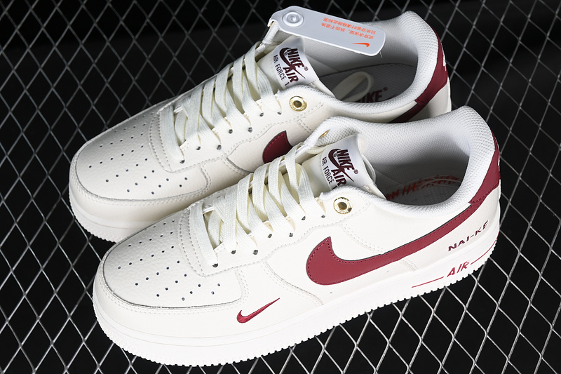 Nike Air Force 1 '07 Low Nai Ke White/Red 25