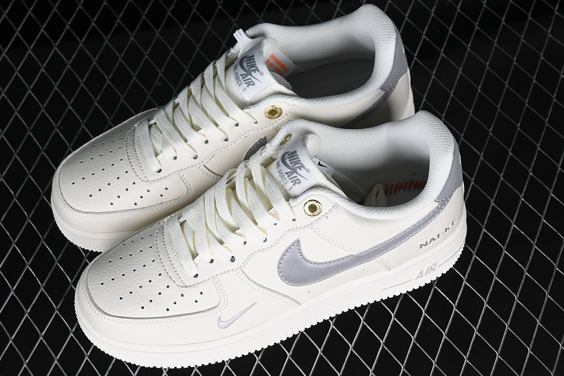 Nike Air Force 1 '07 Low Nai-Ke White/Grey/Silver 15