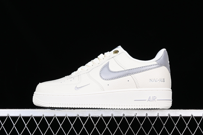 Nike Air Force 1 '07 Low Nai-Ke White/Grey/Silver 17