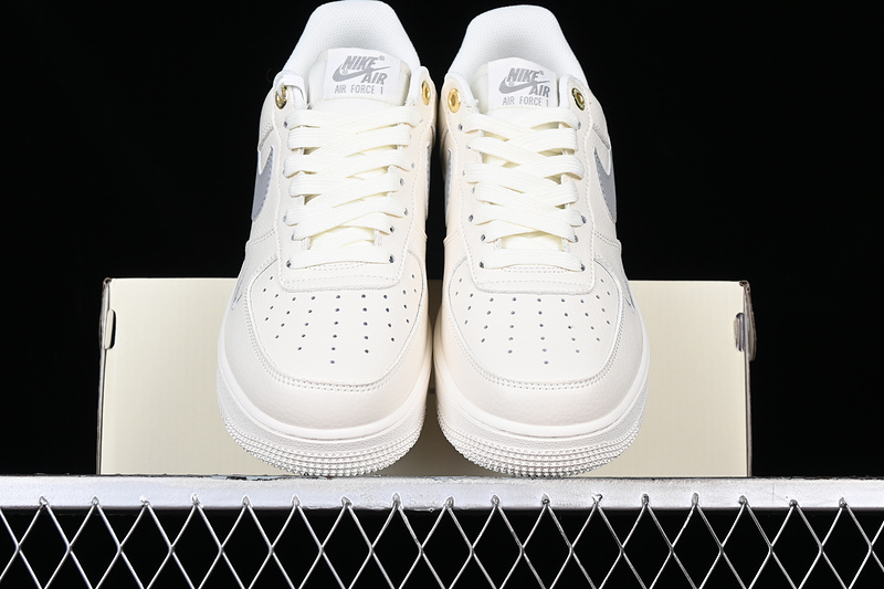 Nike Air Force 1 '07 Low Nai-Ke White/Grey/Silver 25