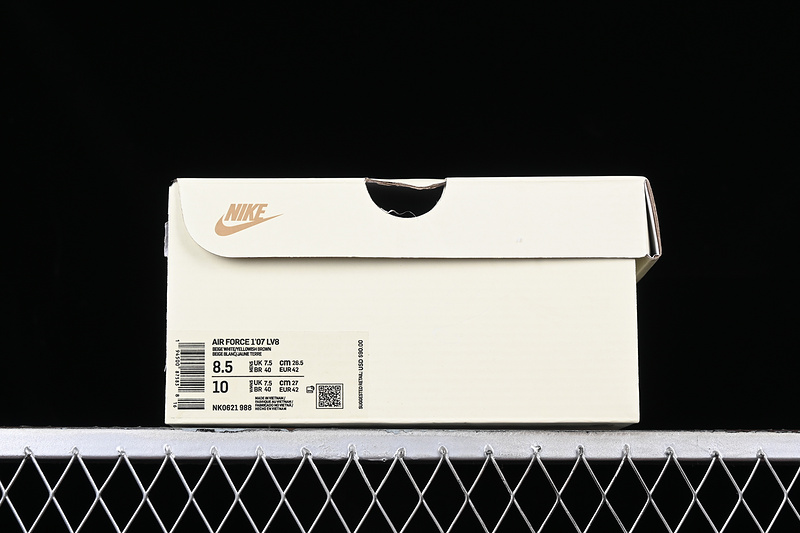 Nike Air Force 1 '07 Low Nai-Ke White/Yellow/Brown 25