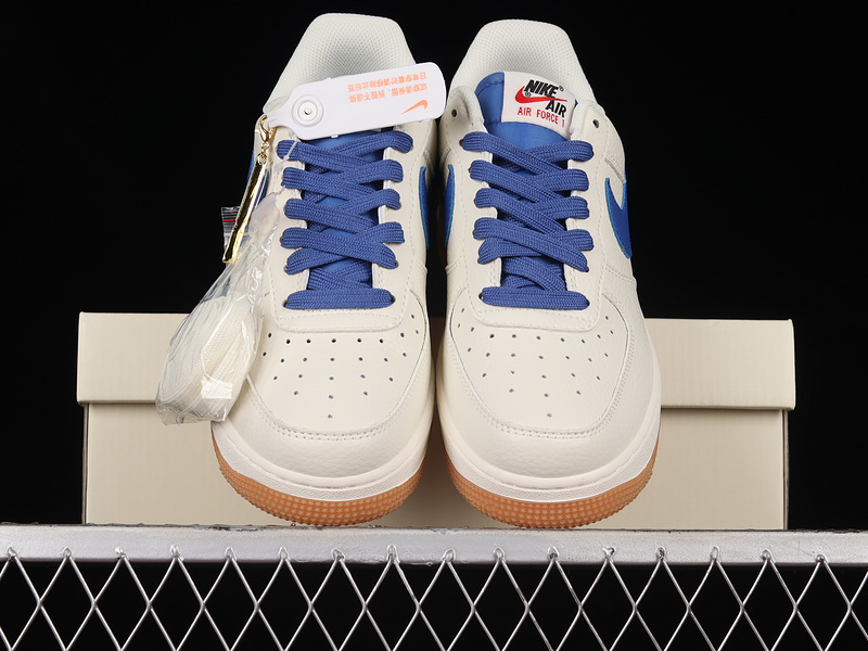 Air Force 1 Low 07 Royal Blue/Beige/Gum 11