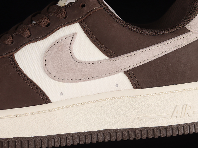 Nike Air Force 1 '07 Low White/Mocha Brown/Beige 7