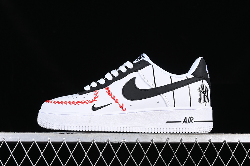 Noah Nike Air Force 1 '07 Low White/Black/Red 3