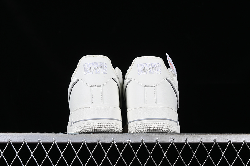 Kith Nike Air Force 1 '07 Low Hoops White/Silver 5