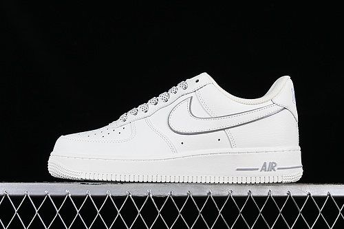 Kith Nike Air Force 1 '07 Low Hoops White/Silver 9