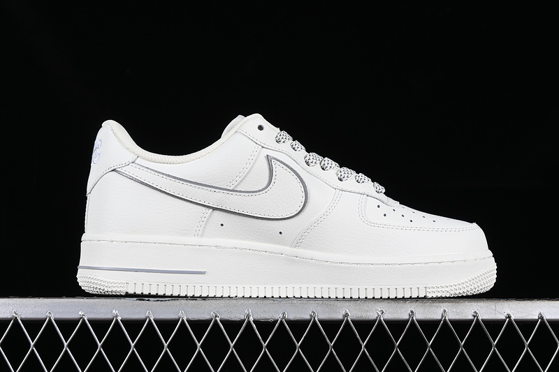 Kith Nike Air Force 1 '07 Low Hoops White/Silver 15