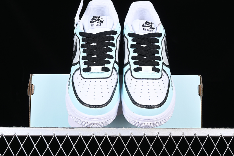 Nike Air Force 1 '07 Low White/Black/Grey/Blue 5