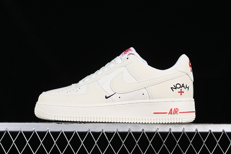 Noah Nike Air Force 1 '07 Low White/Red/Black 11