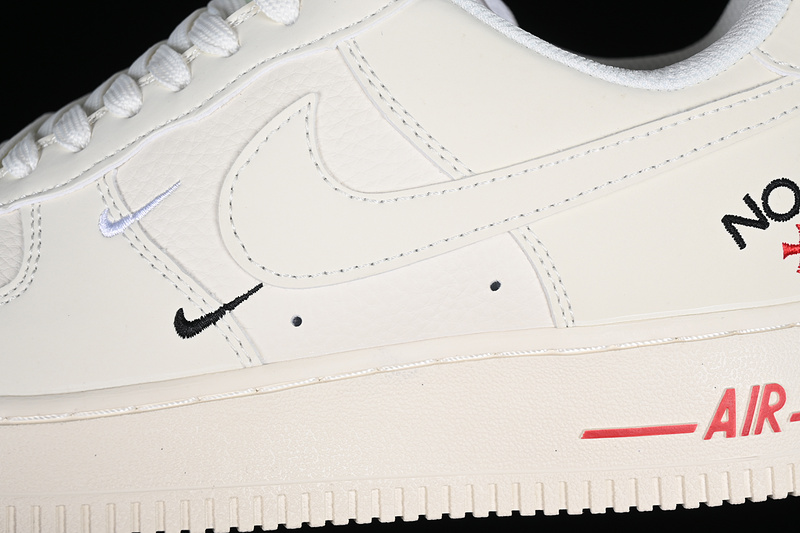 Noah Nike Air Force 1 '07 Low White/Red/Black 19