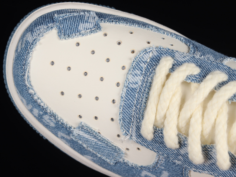 Levi's X Air Force 1 Low 07 White/Blue/White 13