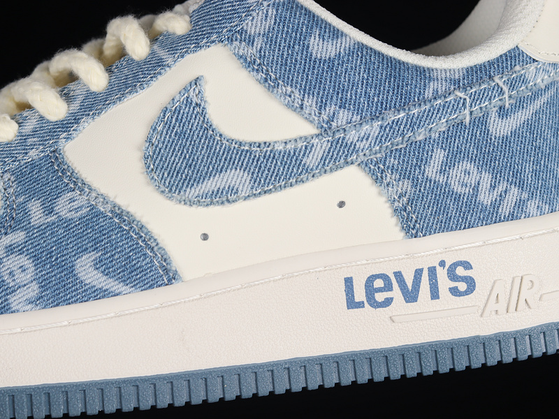 Levi's X Air Force 1 Low 07 White/Blue/White 27