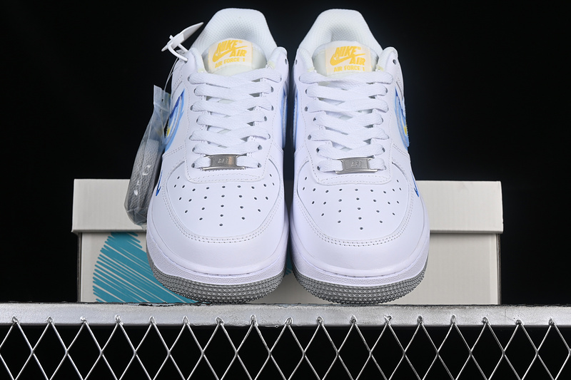 Nike Air Force 1 '07 Low Bape White/Blue/Yellow 17