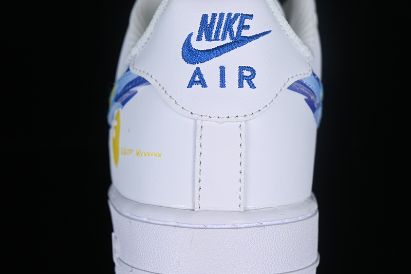 Nike Air Force 1 '07 Low Bape White/Blue/Yellow 21