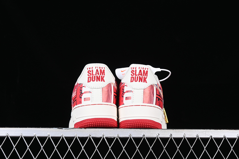 Nike Air Force 1 '07 Low Slum Dunk Red/White/Black 17