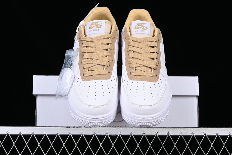 Fragment Design X Nike Air Force 1 '07 Low White/Gold 3