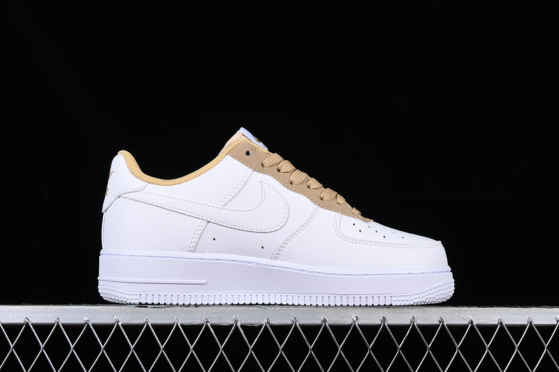 Fragment Design X Nike Air Force 1 '07 Low White/Gold 5