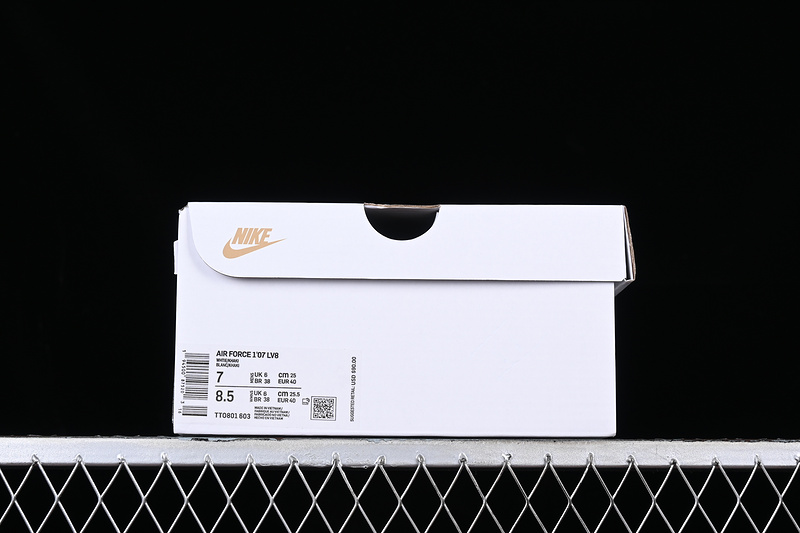 Fragment Design X Nike Air Force 1 '07 Low White/Gold 9