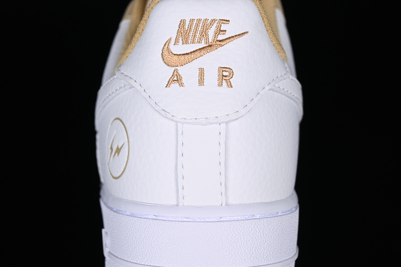 Fragment Design X Nike Air Force 1 '07 Low White/Gold 19