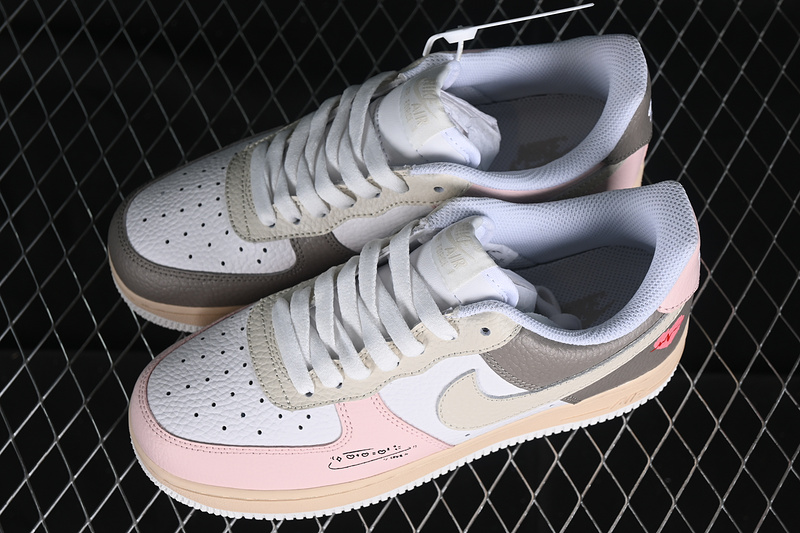 Nike Air Force 1 '07 Low 520 White/Pink/Grey 7