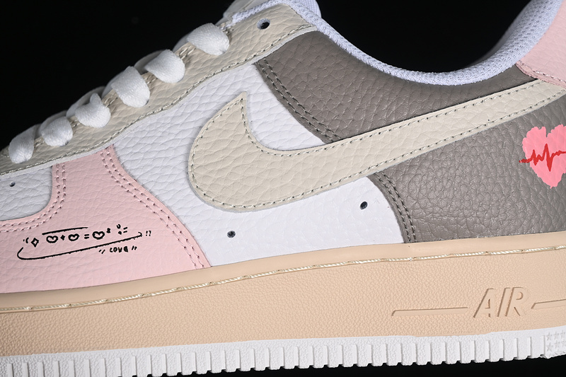 Nike Air Force 1 '07 Low 520 White/Pink/Grey 19