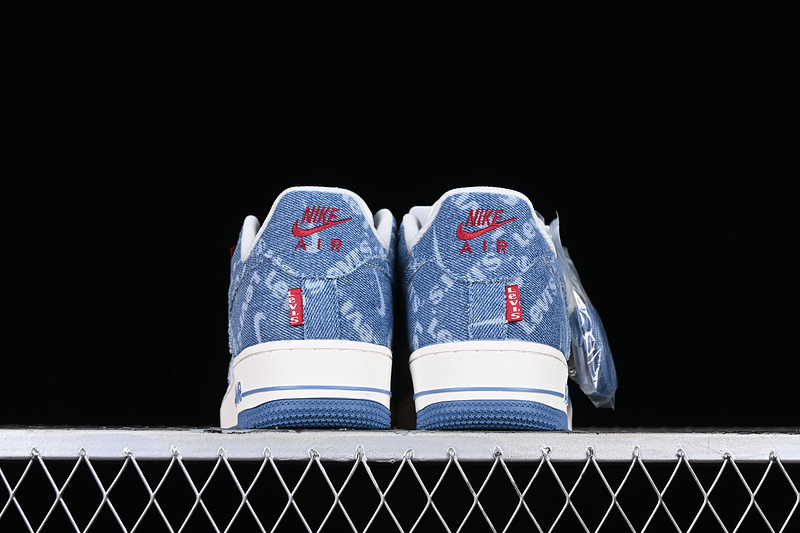 Levis X Nike Air Force 1 '07 Low White/Blue/Red 11