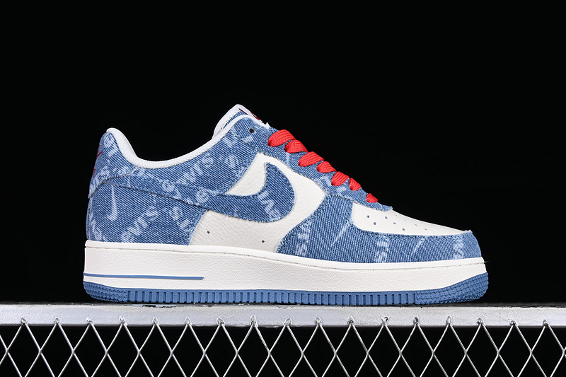 Levis X Nike Air Force 1 '07 Low White/Blue/Red 23