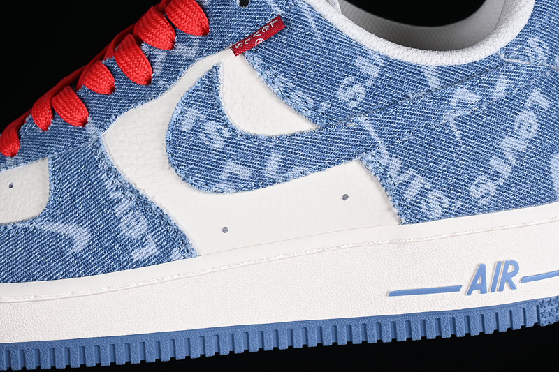 Levis X Nike Air Force 1 '07 Low White/Blue/Red 27