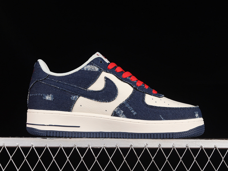 Levi S Nike Air Force 1 '07 Low Navy Blue/Off White 27