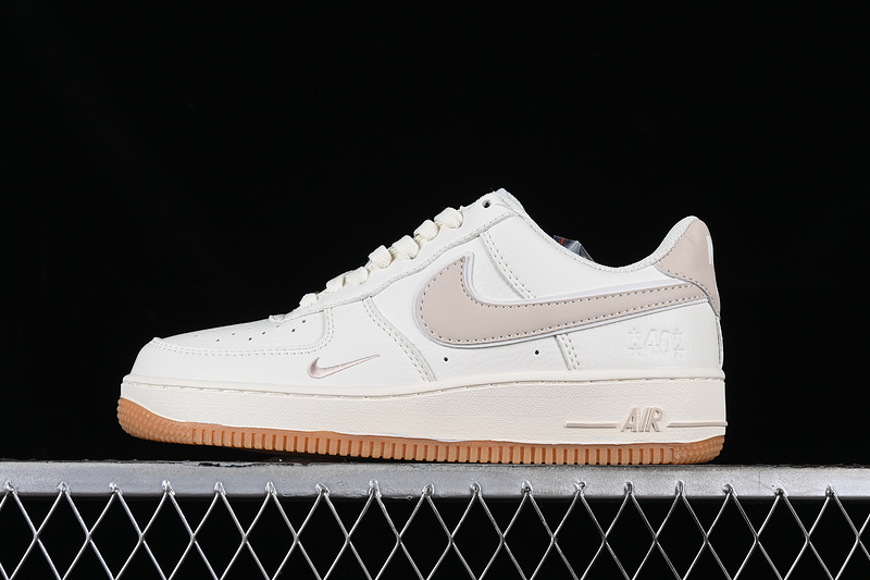 Nike Air Force 1 '07 Low White/Pink/Grey/Gold 7