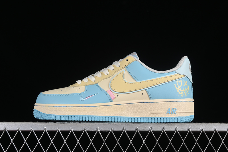 Nike Air Force 1 '07 Low Piemon Blue/Yellow 17