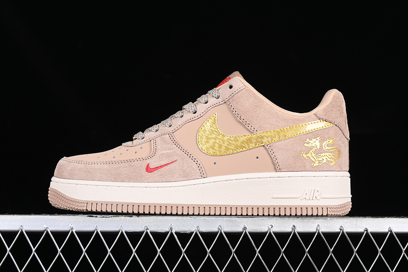 Nike Air Force 1 '07 Low White/Grey/Gold/Red 23