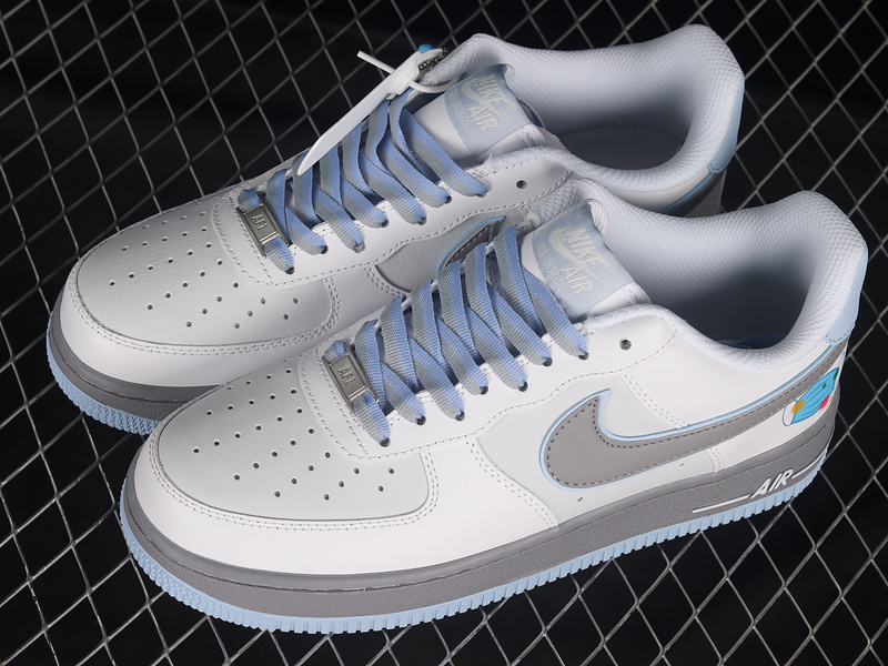 Air Force 1 Low 07 White/Light Grey/Blue 25