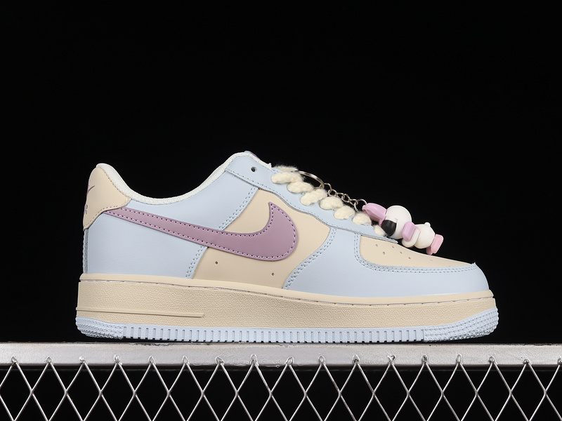 Nike Air Force 1 '07 Low Jade Hare Light Yellow/Blue/Purple 25