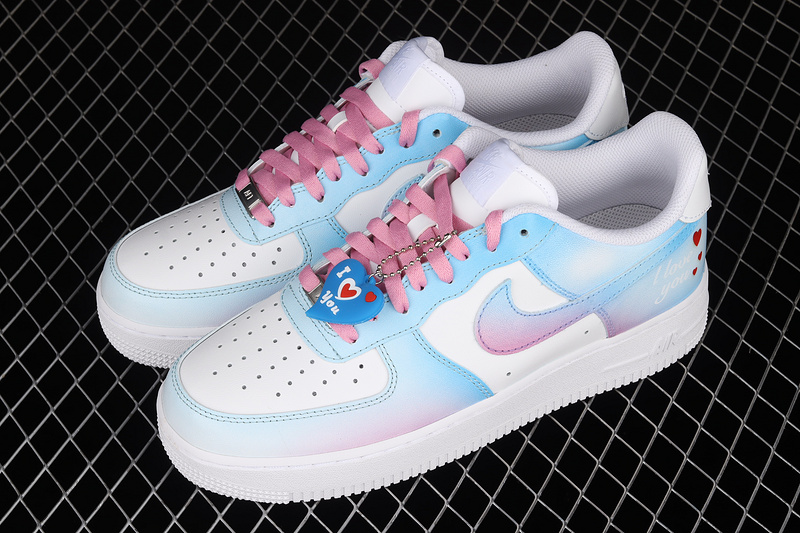 Air Force 1 Low 07 White/Light Blue/Multi-Color 23