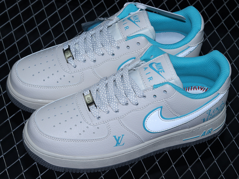 L*V X Air Force 1 Low White/Sky Blue/Beige 21