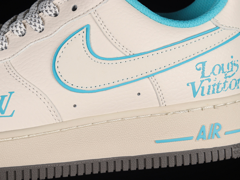 L*V X Air Force 1 Low White/Sky Blue/Beige 25