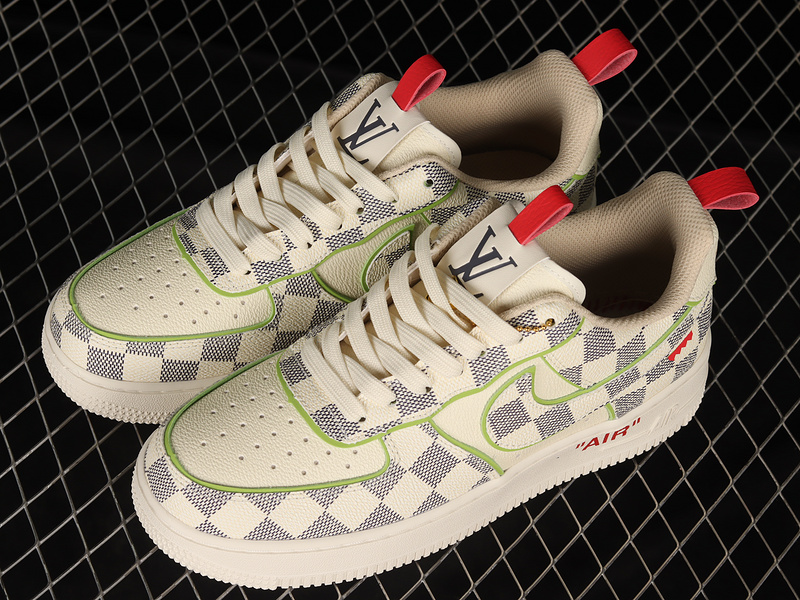 Air Force 1 Low 07 X L*V White/Black/Green 15