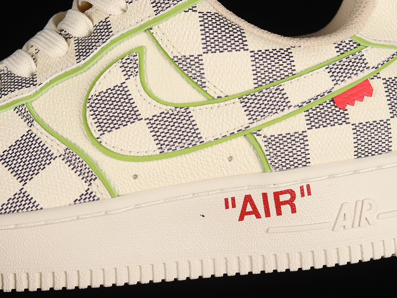 Air Force 1 Low 07 X L*V White/Black/Green 23