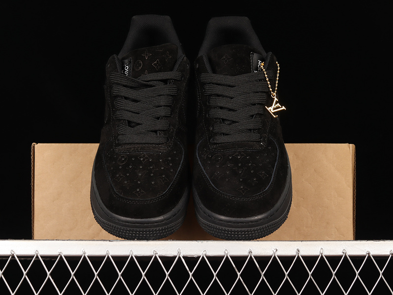 L*V X Air Force 1 Low 07 Black/Black/Black 9