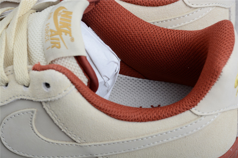 Nike Air Force 1 '07 Low Se Beige/White/Brown-Gold 13