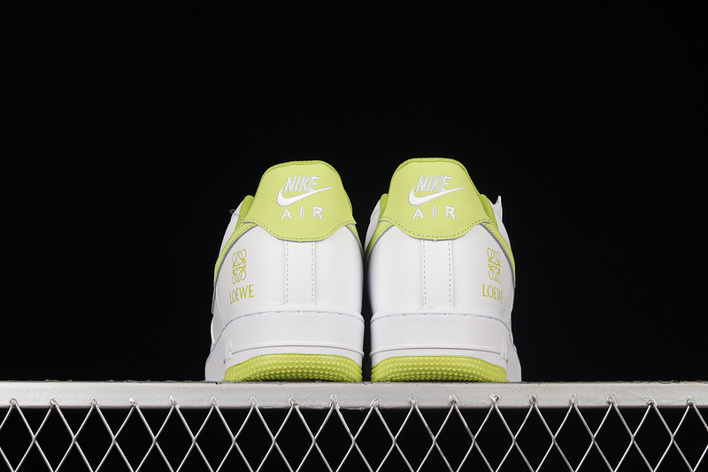 Air Force 1 Low White/White/Lime Green 27